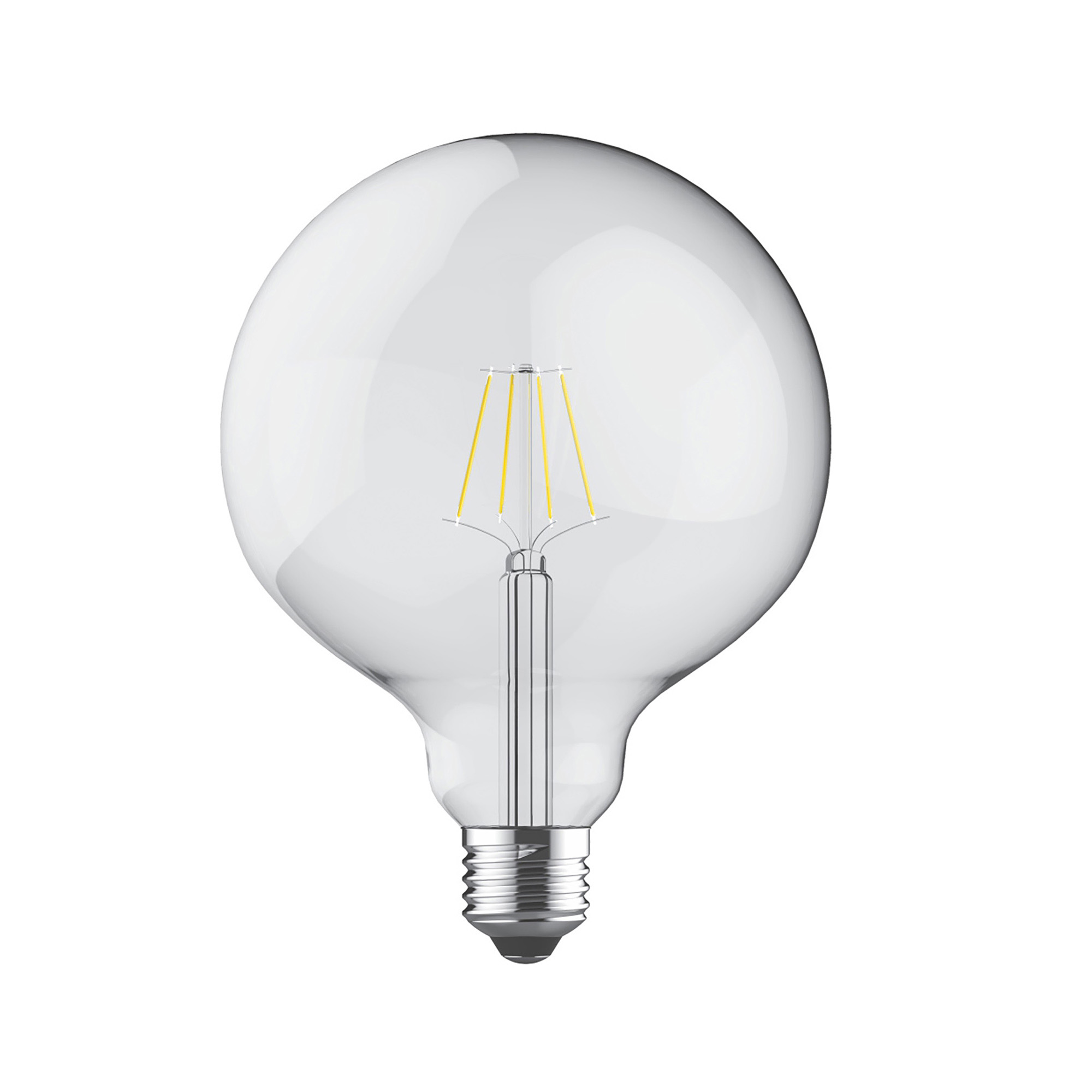 763818123  Value Classic LED Globe 125mm E27 4W 2700K 470lm